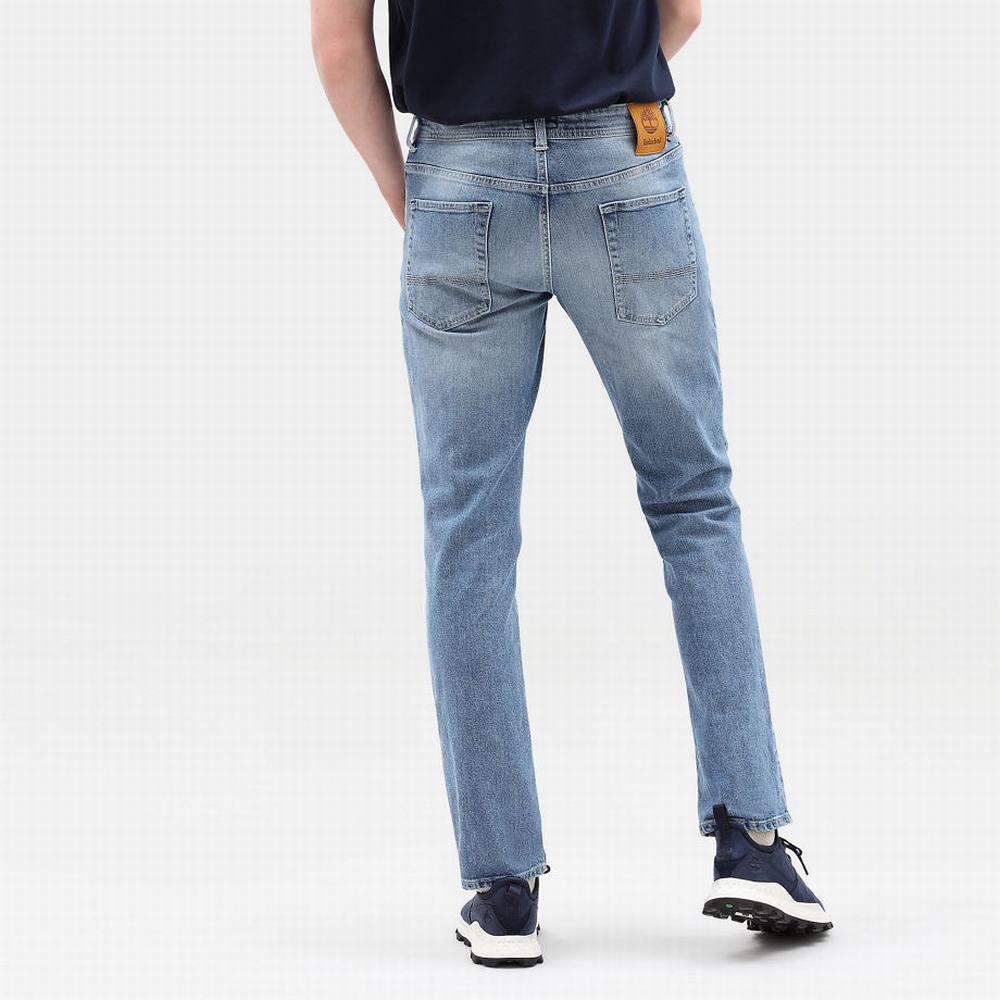 Pánské Džíny Timberland Squam Lake Stretch Světle Blankyt | TI24016-734