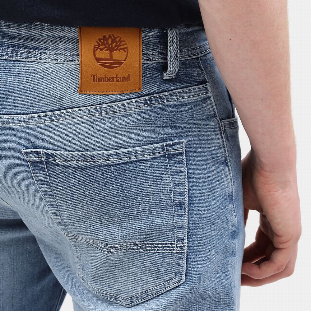 Pánské Džíny Timberland Squam Lake Stretch Světle Blankyt | TI24016-734