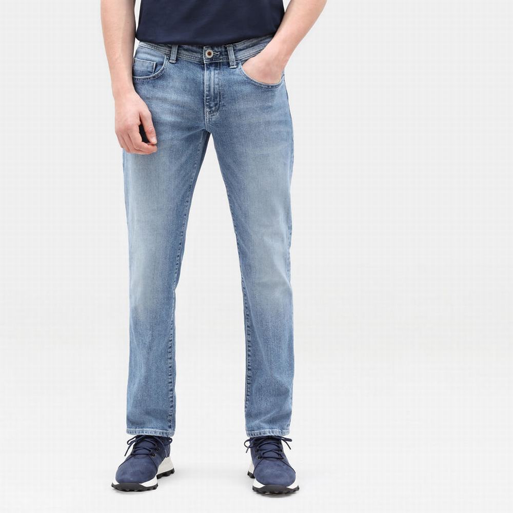 Pánské Džíny Timberland Squam Lake Stretch Světle Blankyt | TI24016-734