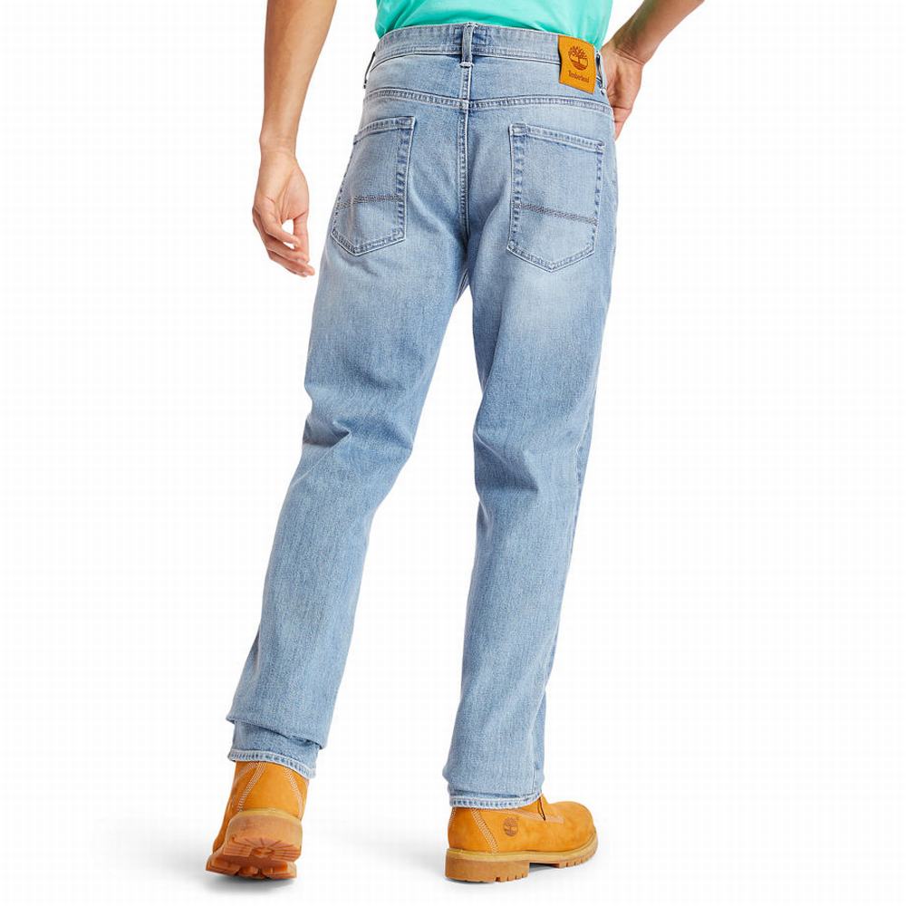 Pánské Džíny Timberland Squam Lake Stretch Světle Blankyt | TI29850-643