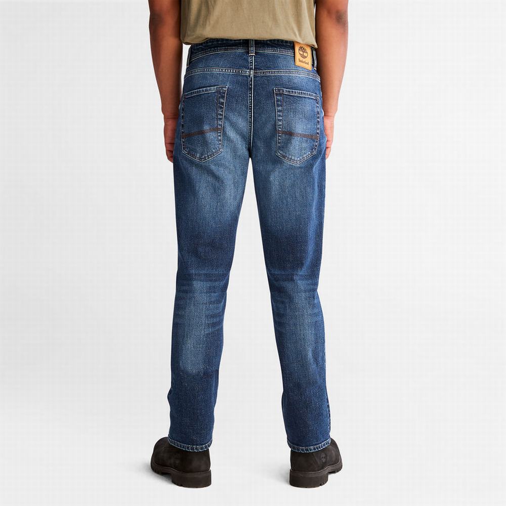 Pánské Džíny Timberland Squam Lake Stretch Blankyt | TI72149-382