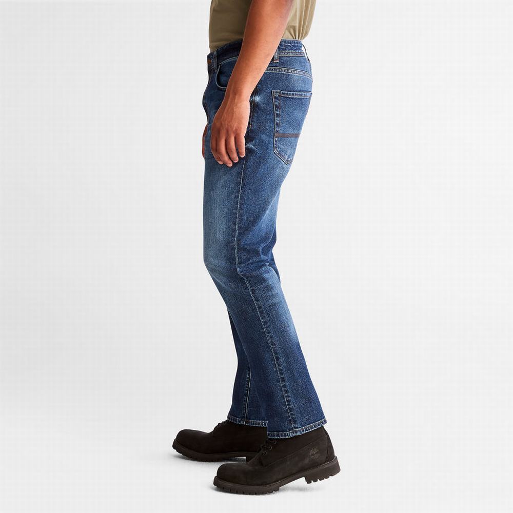 Pánské Džíny Timberland Squam Lake Stretch Blankyt | TI72149-382