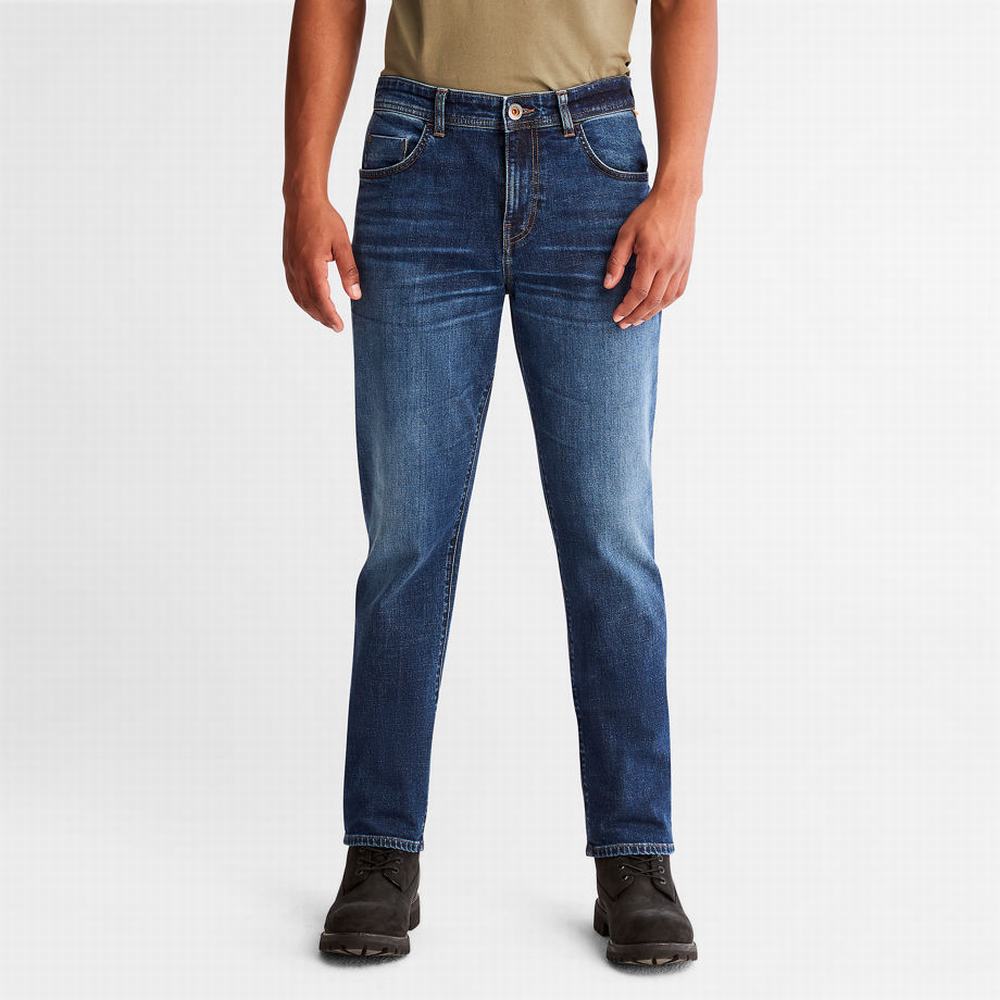 Pánské Džíny Timberland Squam Lake Stretch Blankyt | TI72149-382