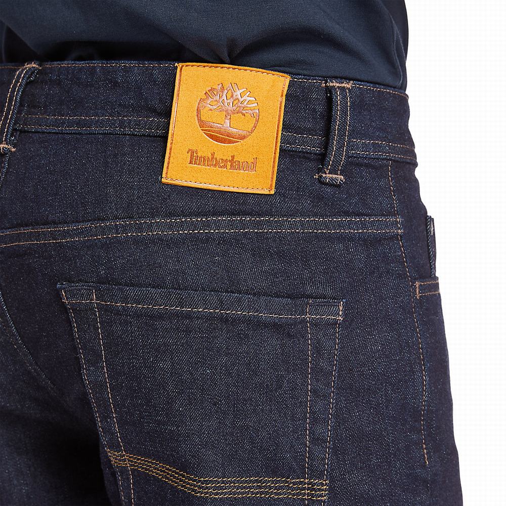 Pánské Džíny Timberland Squam Lake Stretch Indigo | TI74608-625