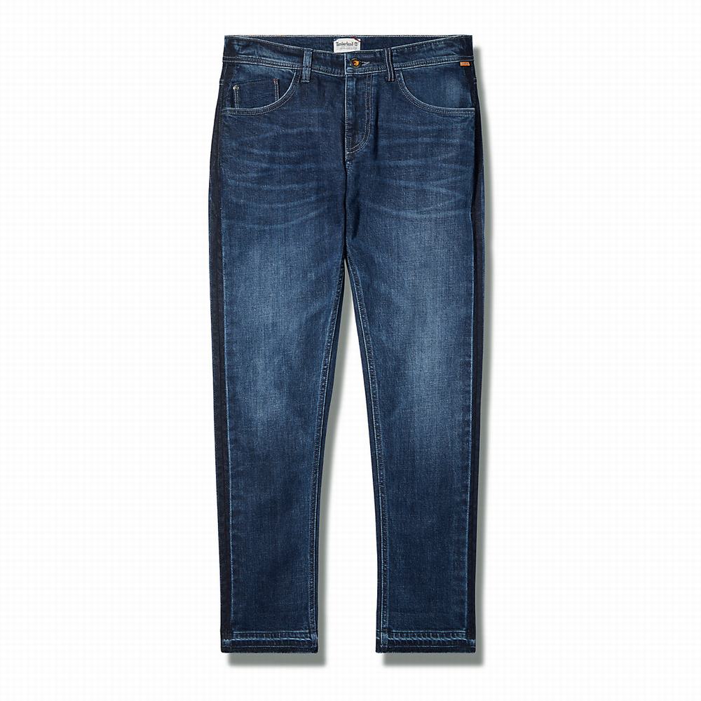 Pánské Džíny Timberland Tapered-leg Pohodlí Tmavě Blankyt | TI84975-462