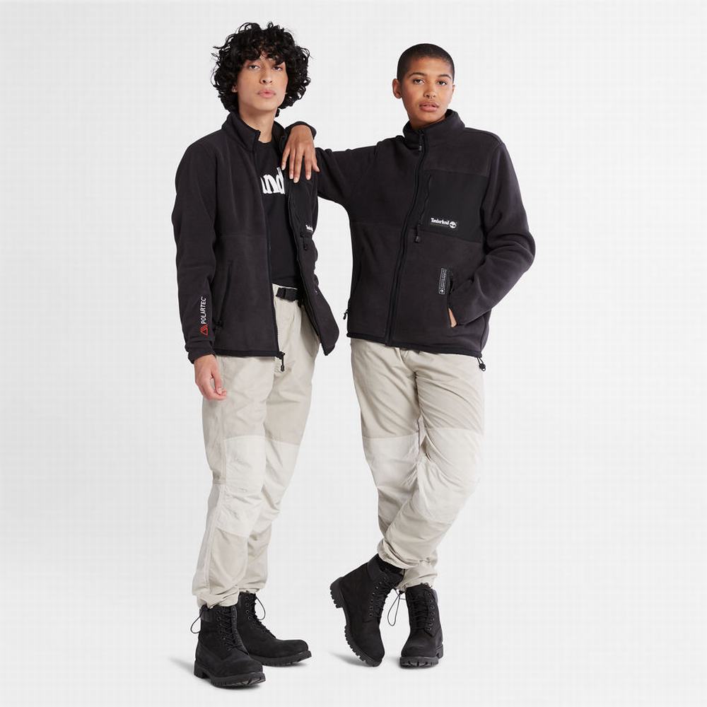 Pánské Fleece Bundy Timberland All Gender Polartec® Černé | TI15736-348