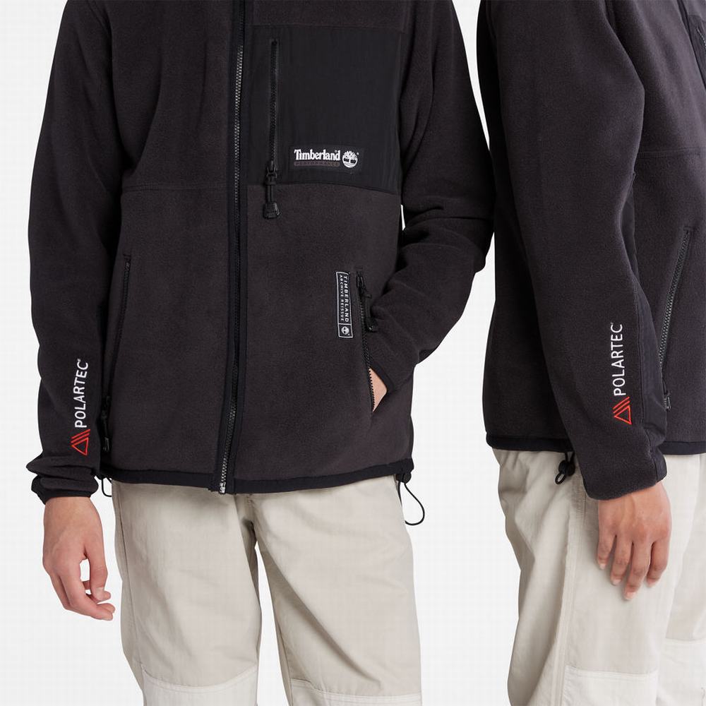 Pánské Fleece Bundy Timberland All Gender Polartec® Černé | TI15736-348