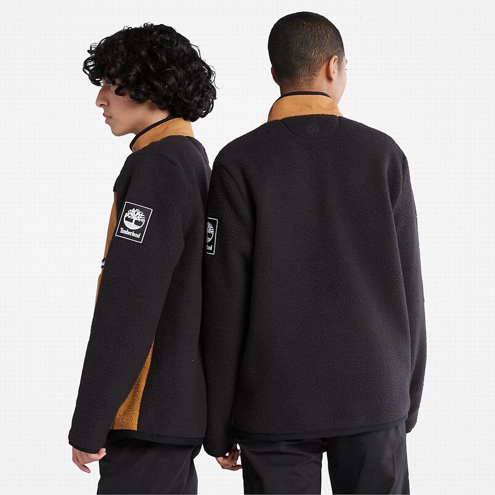 Pánské Fleece Bundy Timberland All Gender Outdoor Archive Černé | TI53207-045