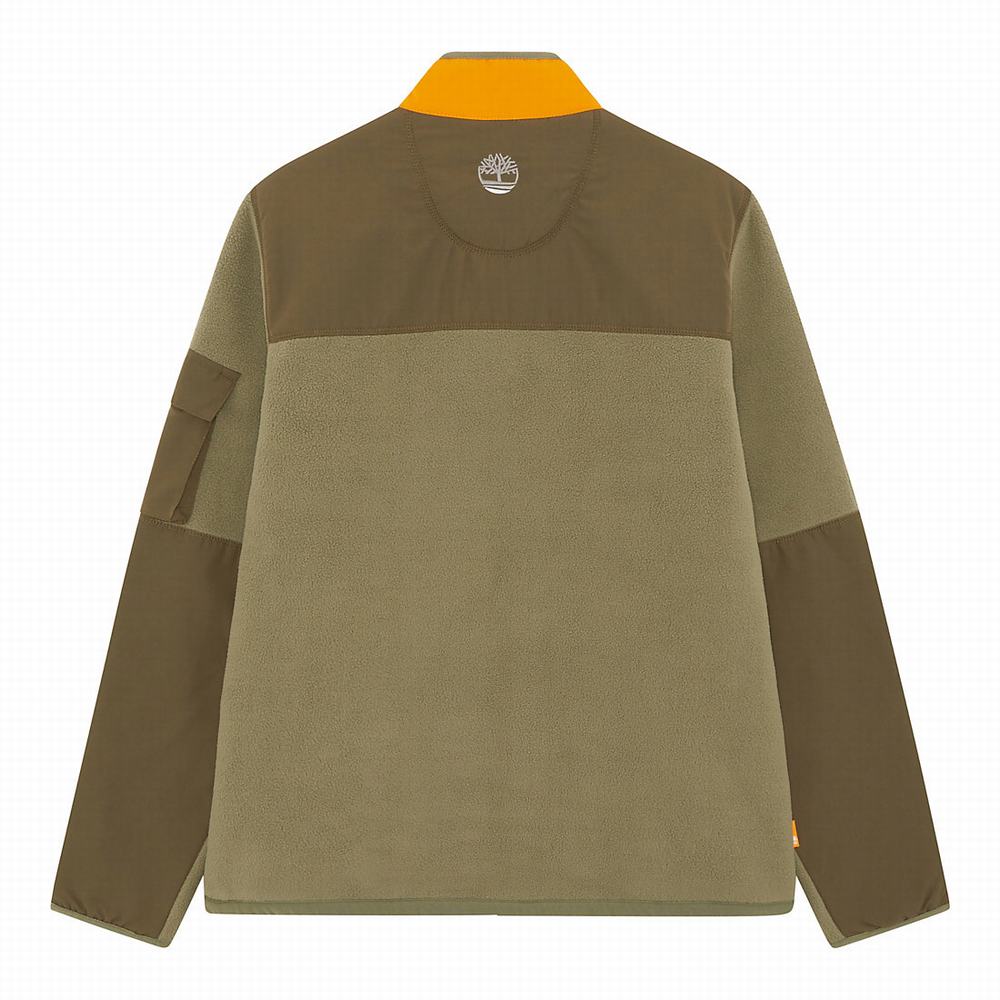 Pánské Fleece Bundy Timberland Earthkeepers® by Raeburn All Gender Recycled Zelene | TI02657-173