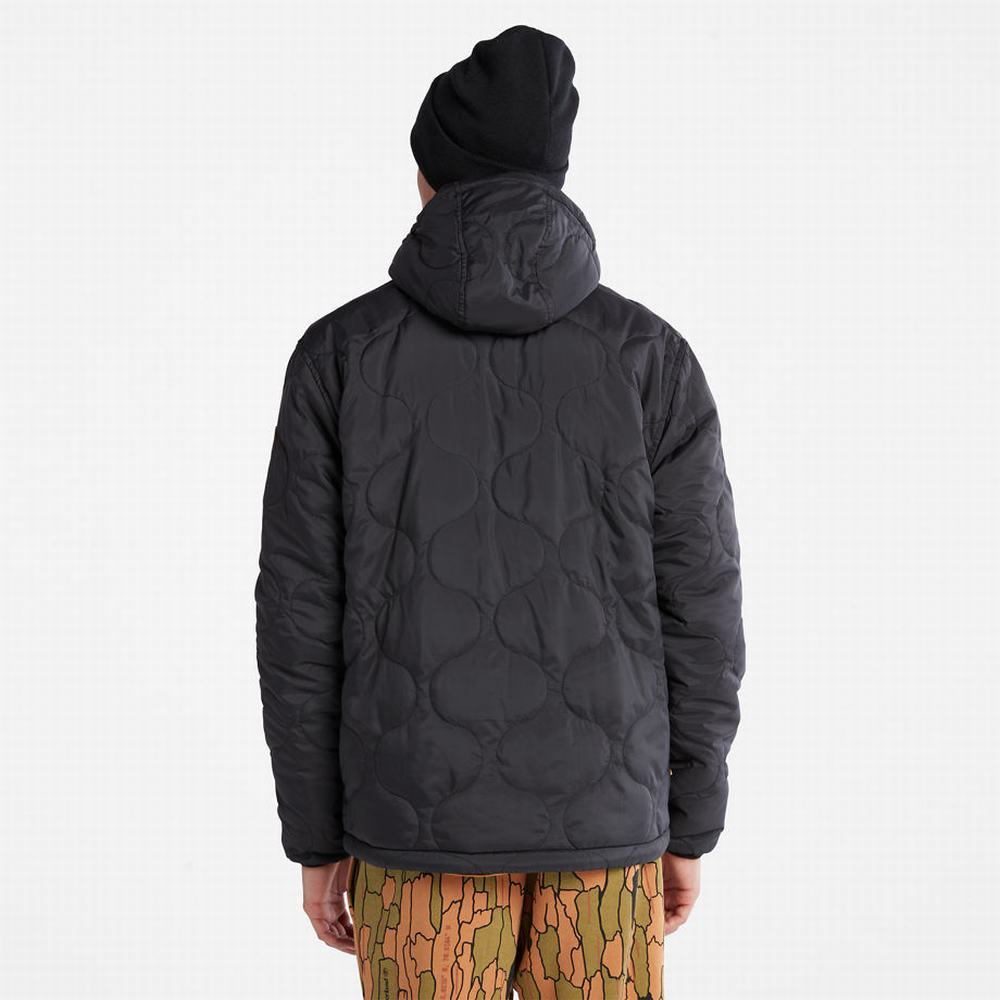 Pánské Fleece Bundy Timberland Reversible Černé | TI06915-582