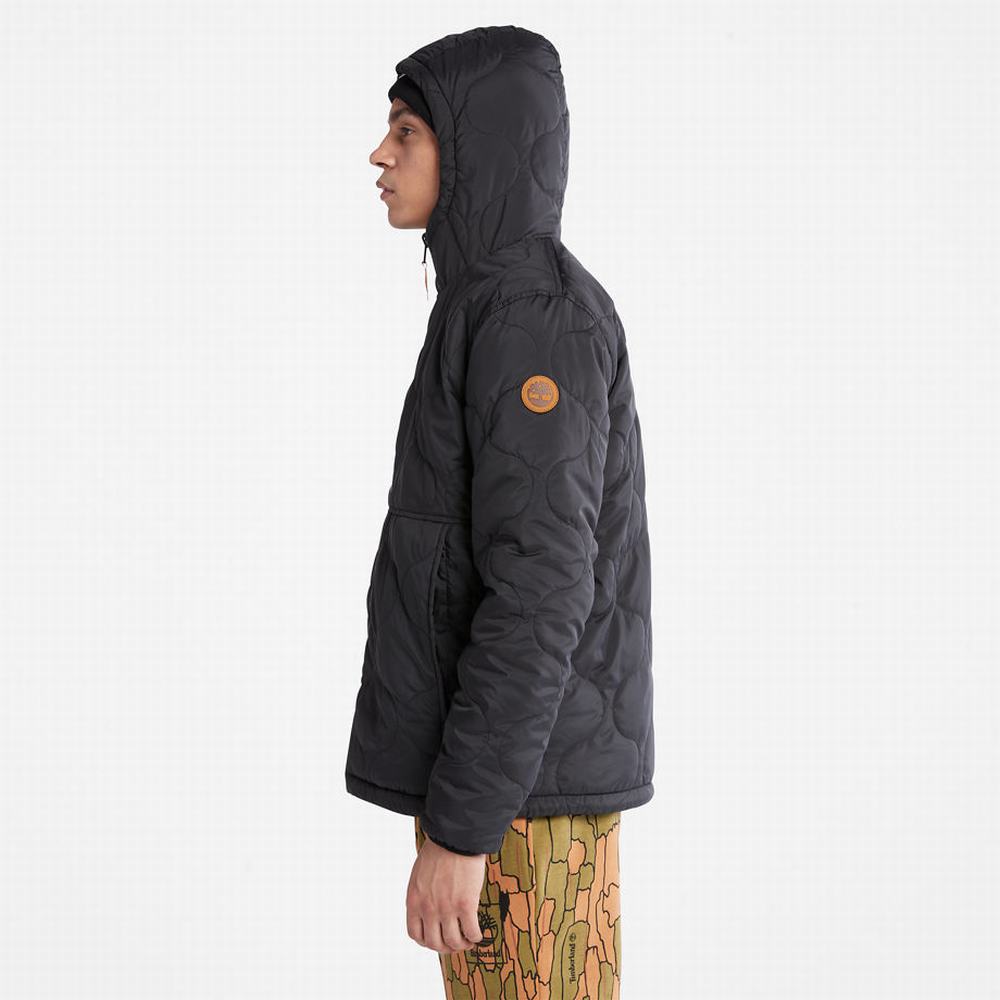 Pánské Fleece Bundy Timberland Reversible Černé | TI06915-582