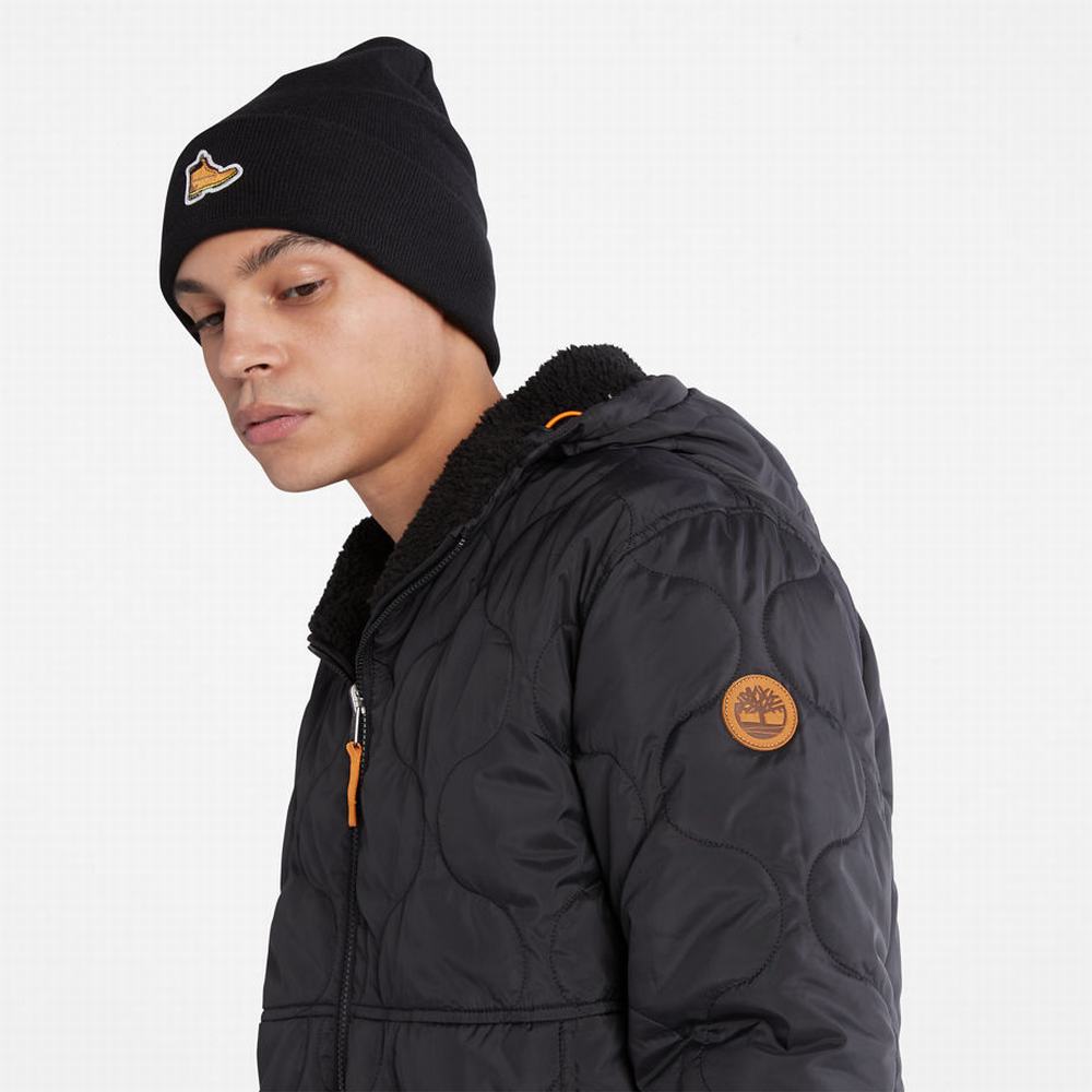 Pánské Fleece Bundy Timberland Reversible Černé | TI06915-582