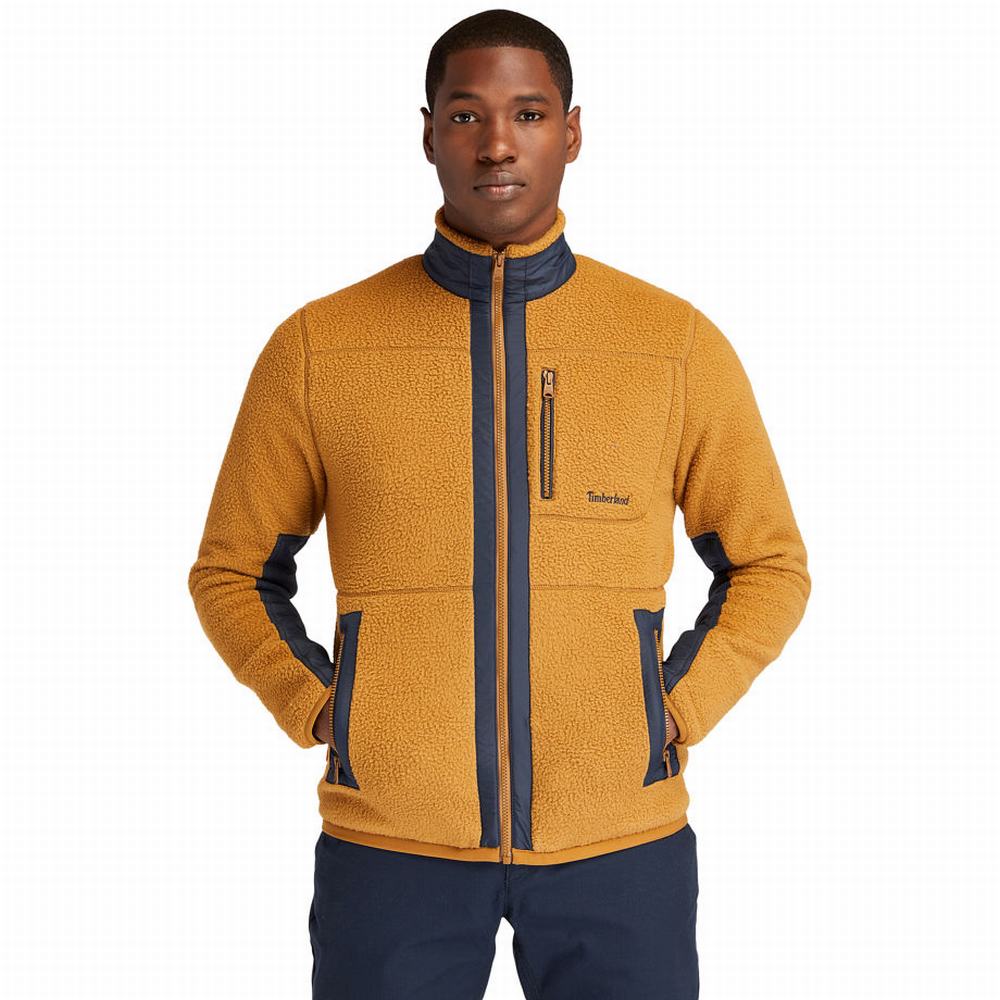 Pánské Fleece Bundy Timberland Sherpa Světle Hnědé | TI05436-263
