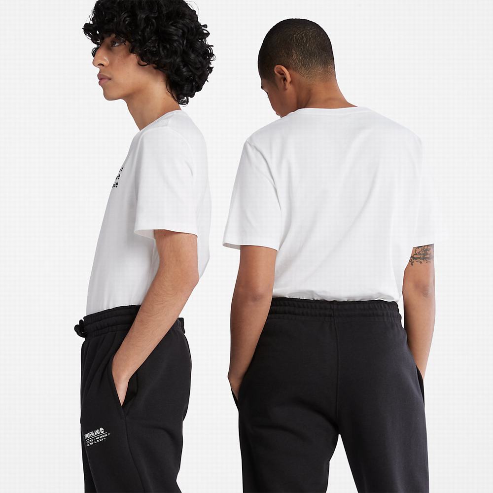 Pánské Kalhoty Jogger Timberland Luxe Pohodlí Essentials Refibra™ Tracksuit Bottoms Černé | TI81493-120