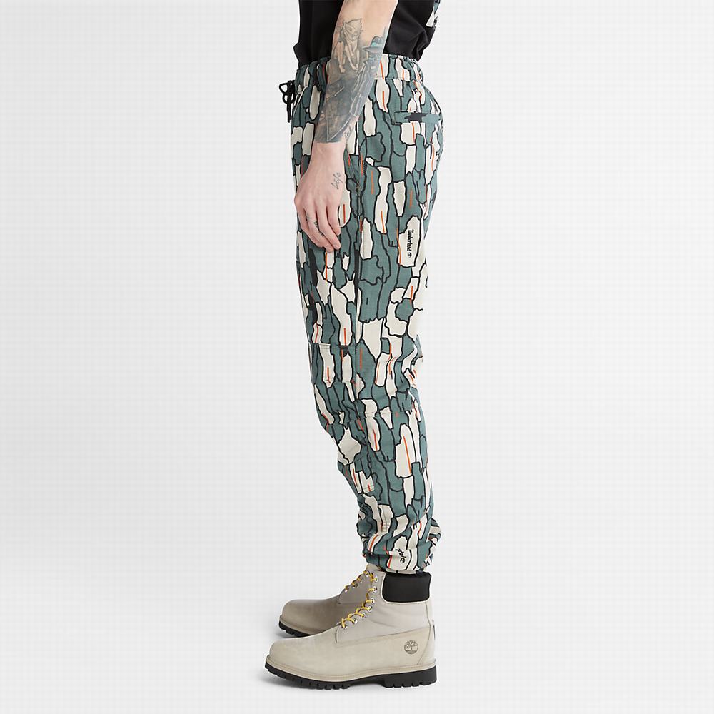 Pánské Kalhoty Jogger Timberland Vody-Resistant Ripstop Maskáčové | TI97631-247