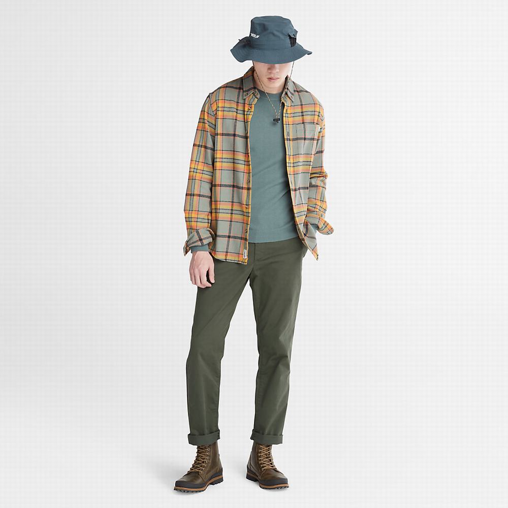 Pánské Jumpers Timberland Cohas Brook Merino Zelene | TI32769-751