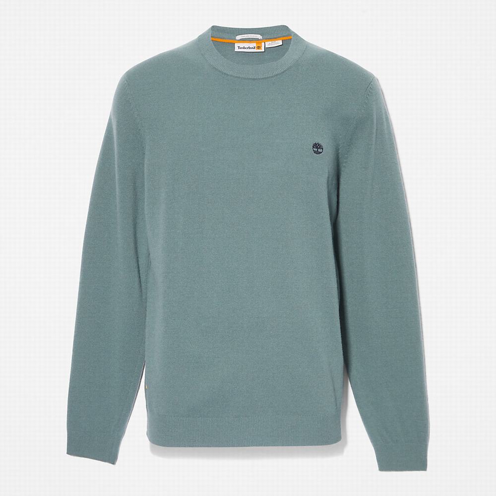 Pánské Jumpers Timberland Cohas Brook Merino Zelene | TI32769-751
