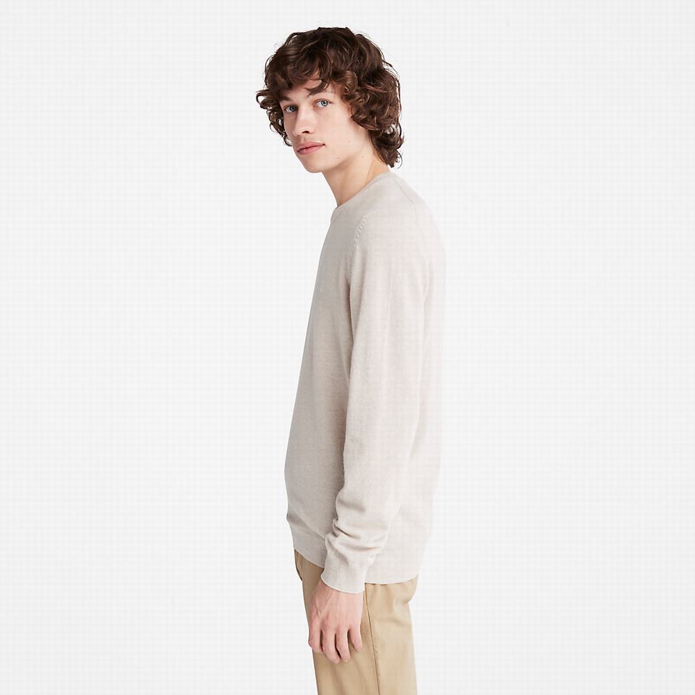 Pánské Jumpers Timberland Cohas Brook Merino Světle Šedé | TI57081-201
