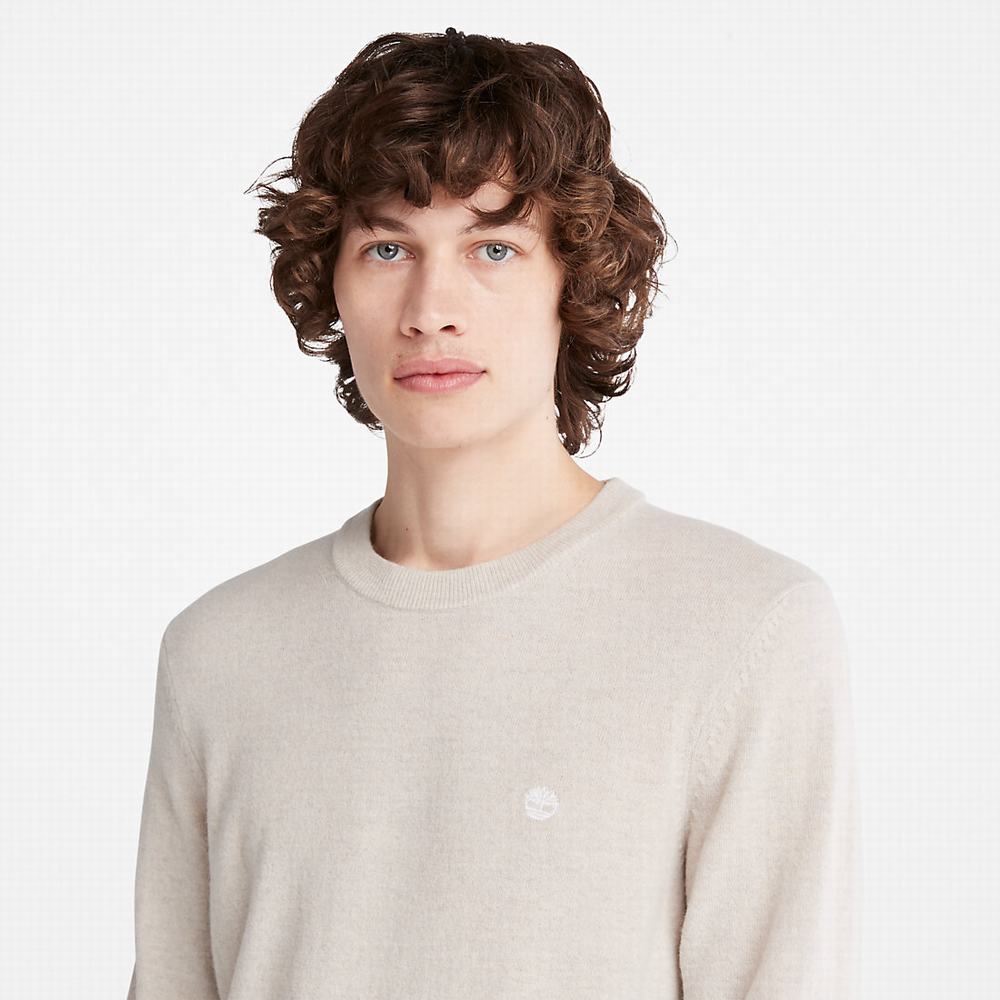 Pánské Jumpers Timberland Cohas Brook Merino Světle Šedé | TI57081-201