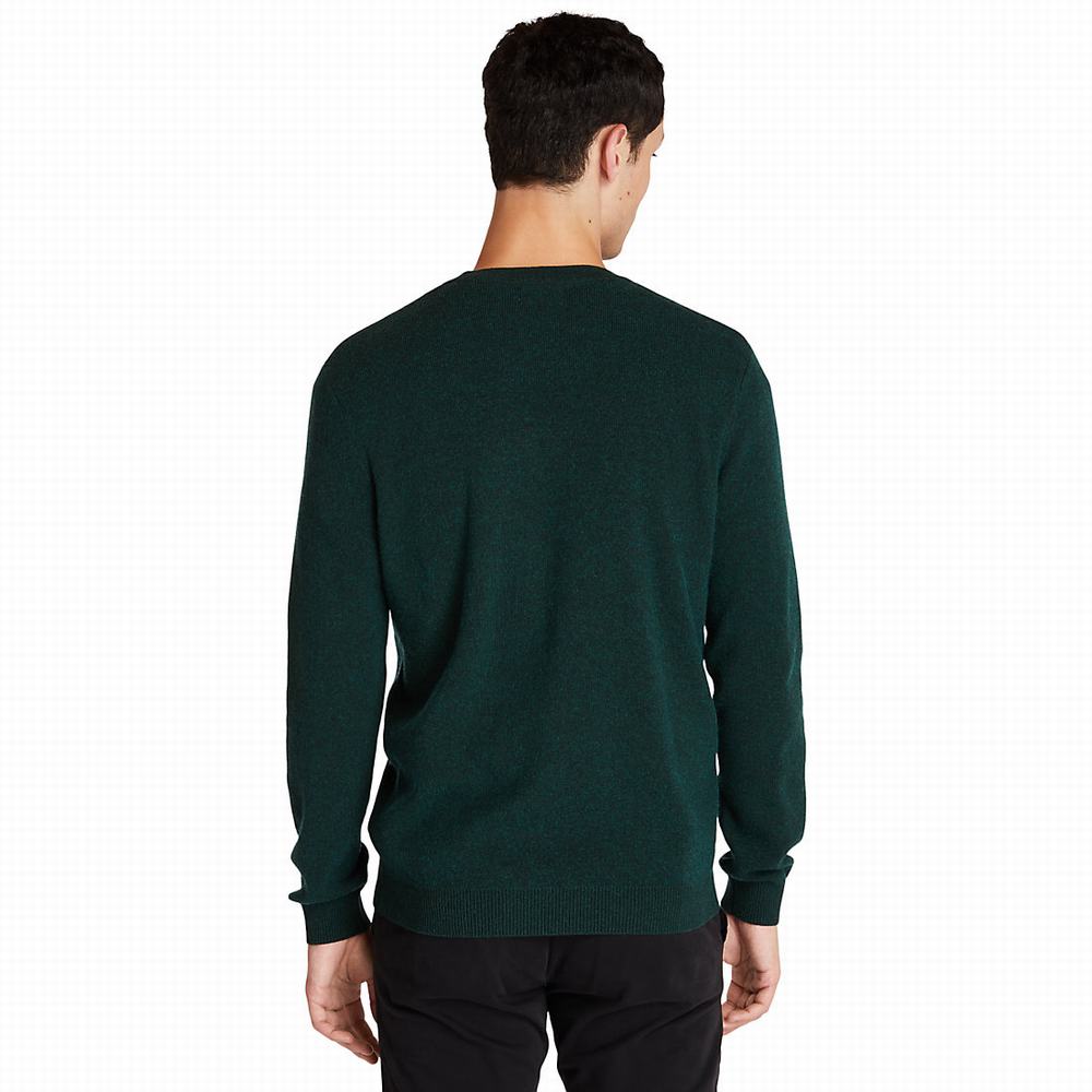 Pánské Jumpers Timberland Crewneck Pocket Zelene | TI68295-762