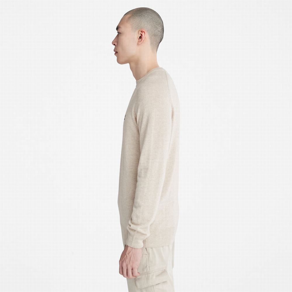 Pánské Jumpers Timberland Crewneck Raglan Světle Šedé | TI08479-062
