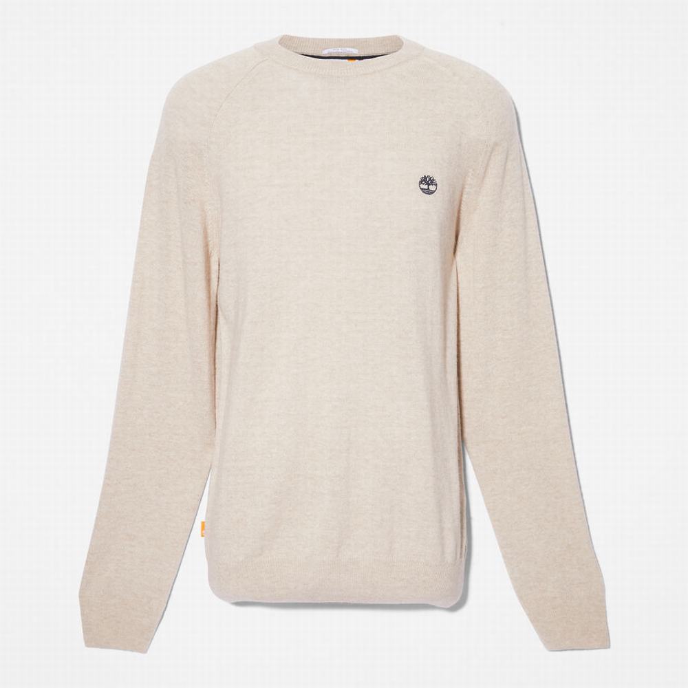 Pánské Jumpers Timberland Crewneck Raglan Světle Šedé | TI08479-062