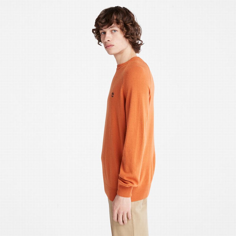 Pánské Jumpers Timberland Crewneck Raglan Oranžové | TI08965-736