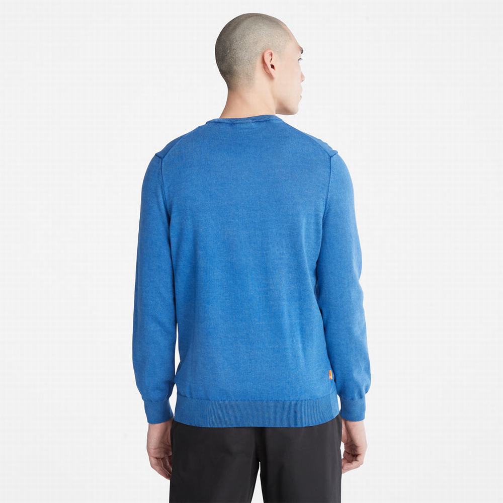 Pánské Jumpers Timberland EK+ Crewneck Tmavě Blankyt | TI24308-273
