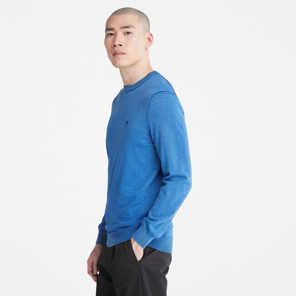 Pánské Jumpers Timberland EK+ Crewneck Tmavě Blankyt | TI24308-273