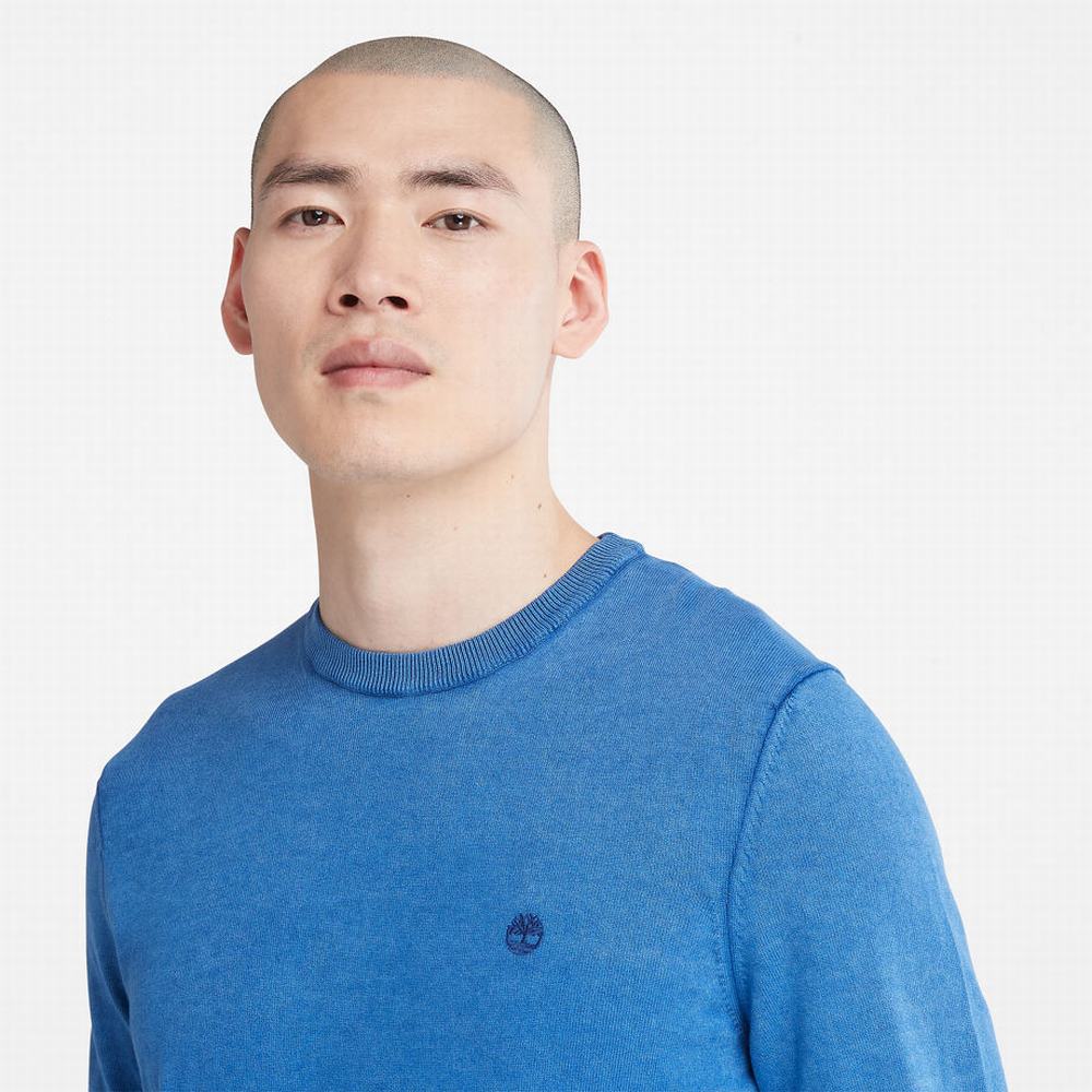 Pánské Jumpers Timberland EK+ Crewneck Tmavě Blankyt | TI24308-273
