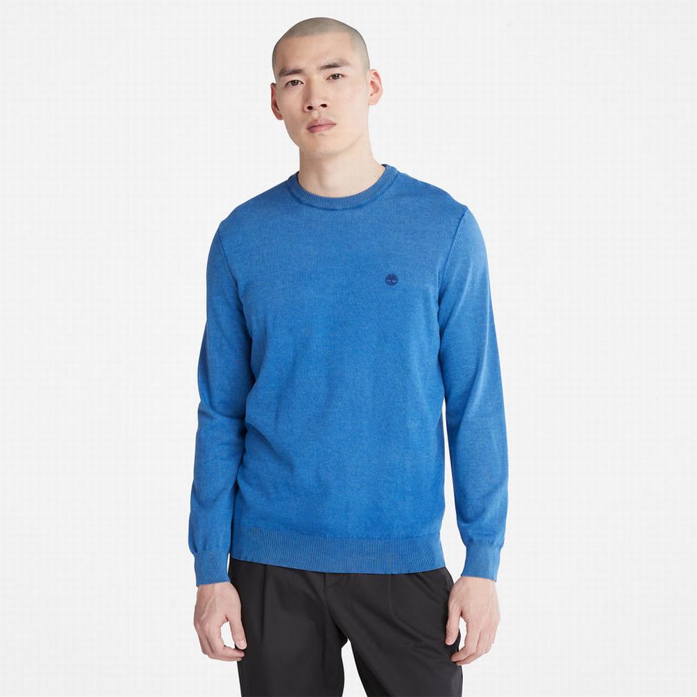 Pánské Jumpers Timberland EK+ Crewneck Tmavě Blankyt | TI24308-273
