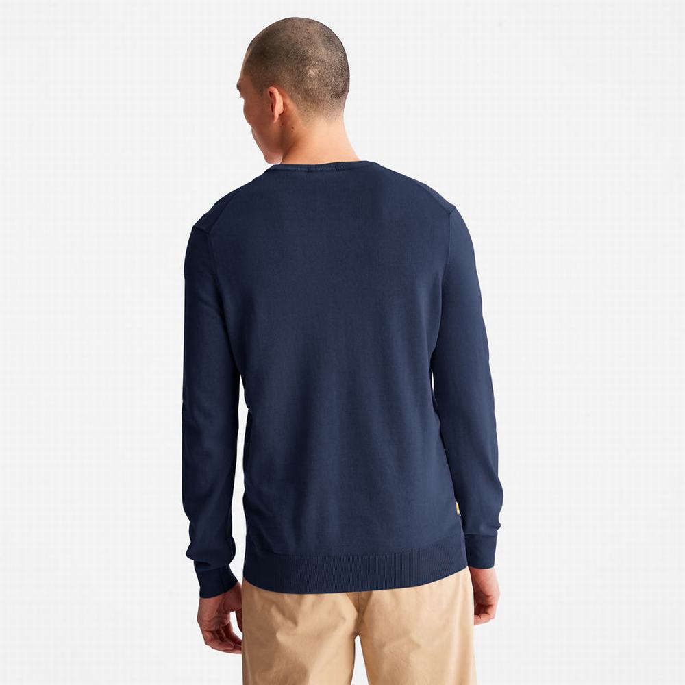 Pánské Jumpers Timberland EK+ Lightweight Tmavě Blankyt | TI80593-950