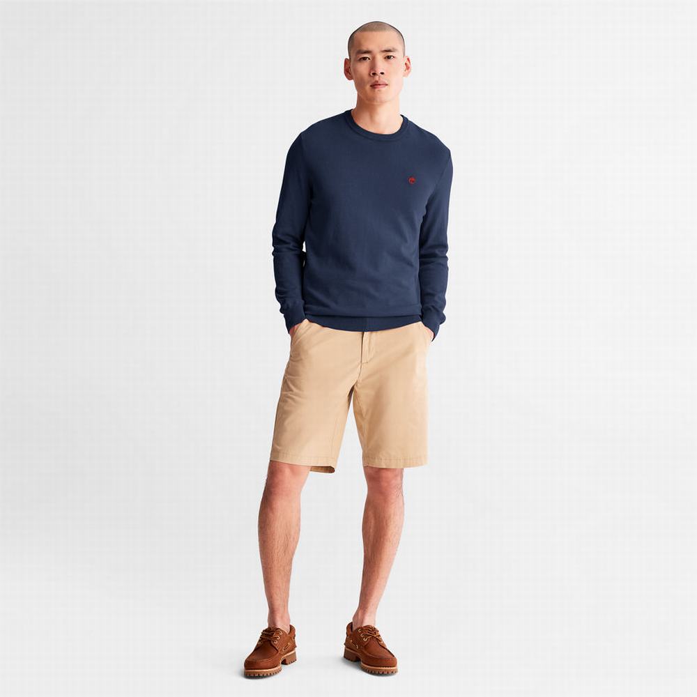 Pánské Jumpers Timberland EK+ Lightweight Tmavě Blankyt | TI80593-950