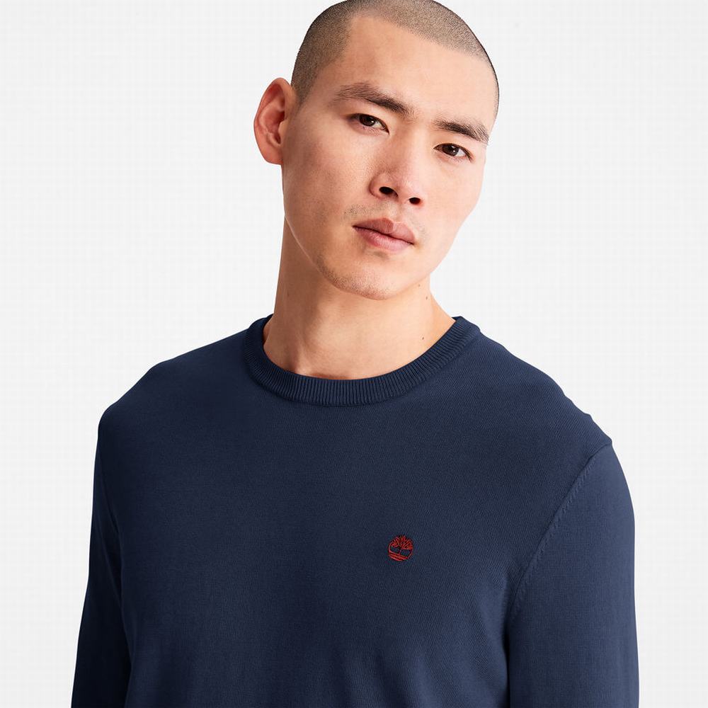 Pánské Jumpers Timberland EK+ Lightweight Tmavě Blankyt | TI80593-950