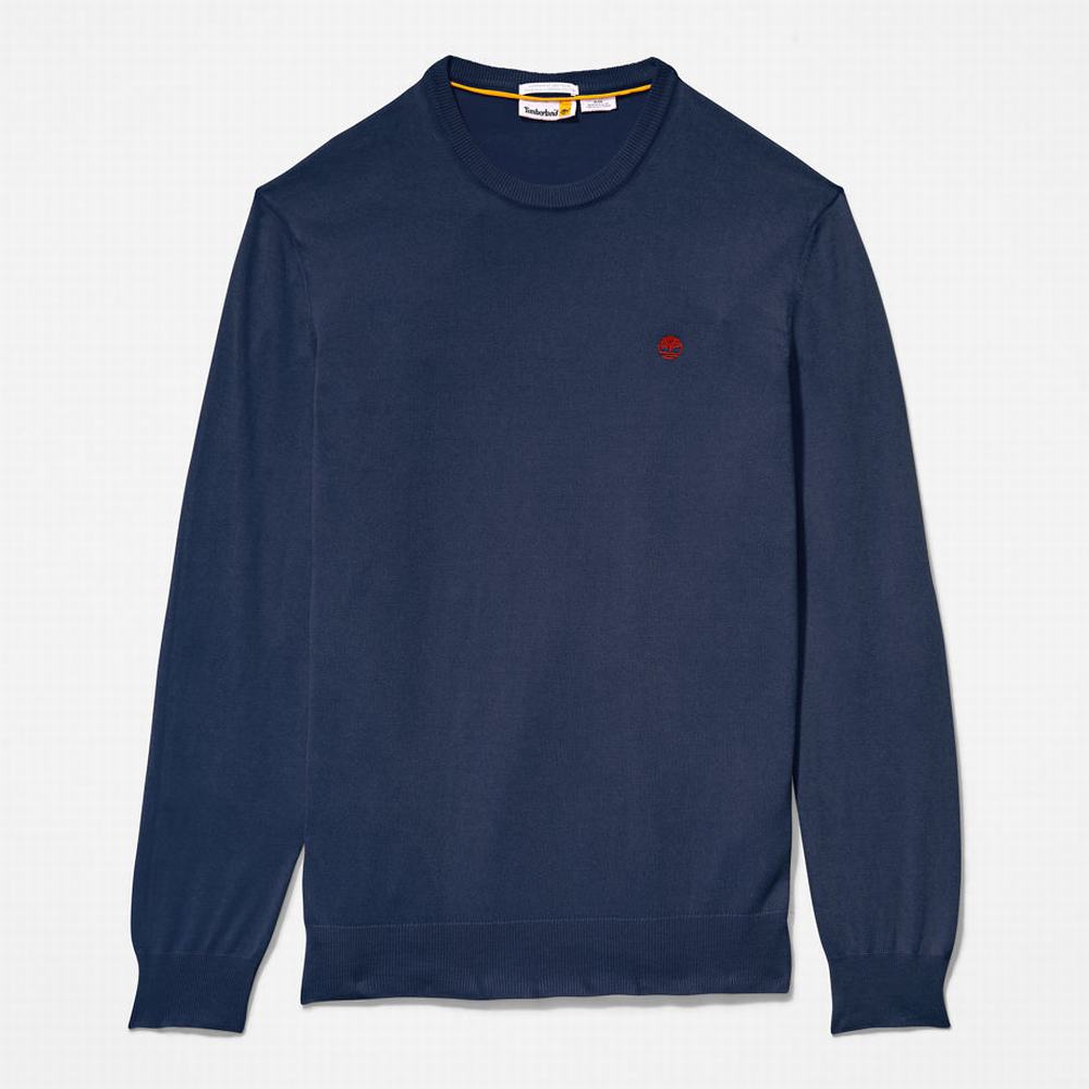 Pánské Jumpers Timberland EK+ Lightweight Tmavě Blankyt | TI80593-950