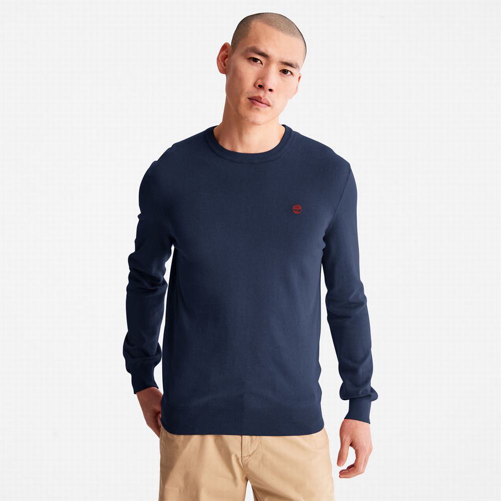Pánské Jumpers Timberland EK+ Lightweight Tmavě Blankyt | TI80593-950