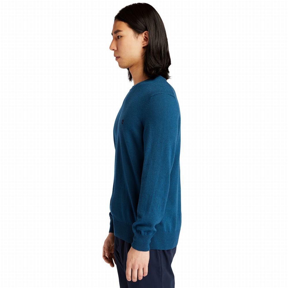 Pánské Jumpers Timberland Knox River Crewneck Blankyt | TI26408-405