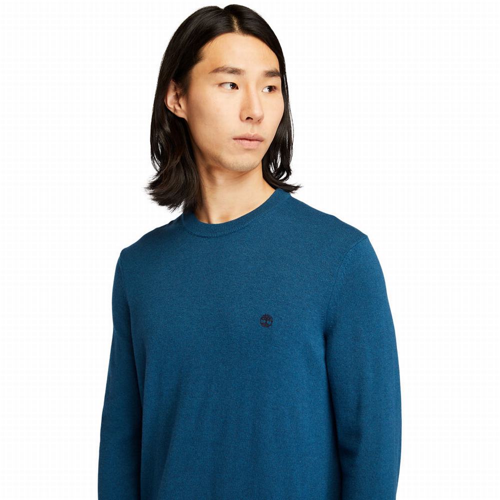 Pánské Jumpers Timberland Knox River Crewneck Blankyt | TI26408-405