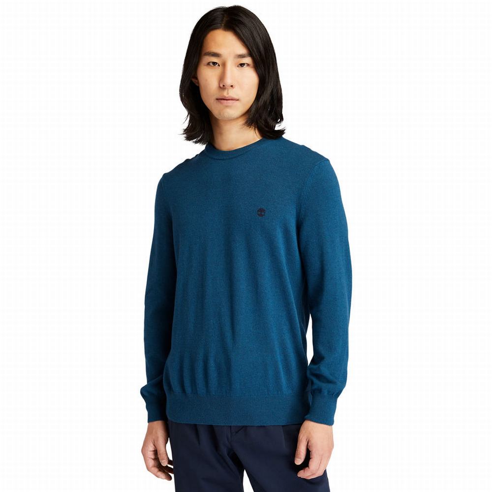 Pánské Jumpers Timberland Knox River Crewneck Blankyt | TI26408-405