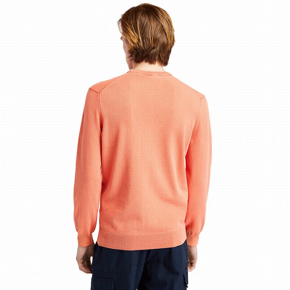 Pánské Jumpers Timberland Lightweight Washed Oranžové | TI06458-193