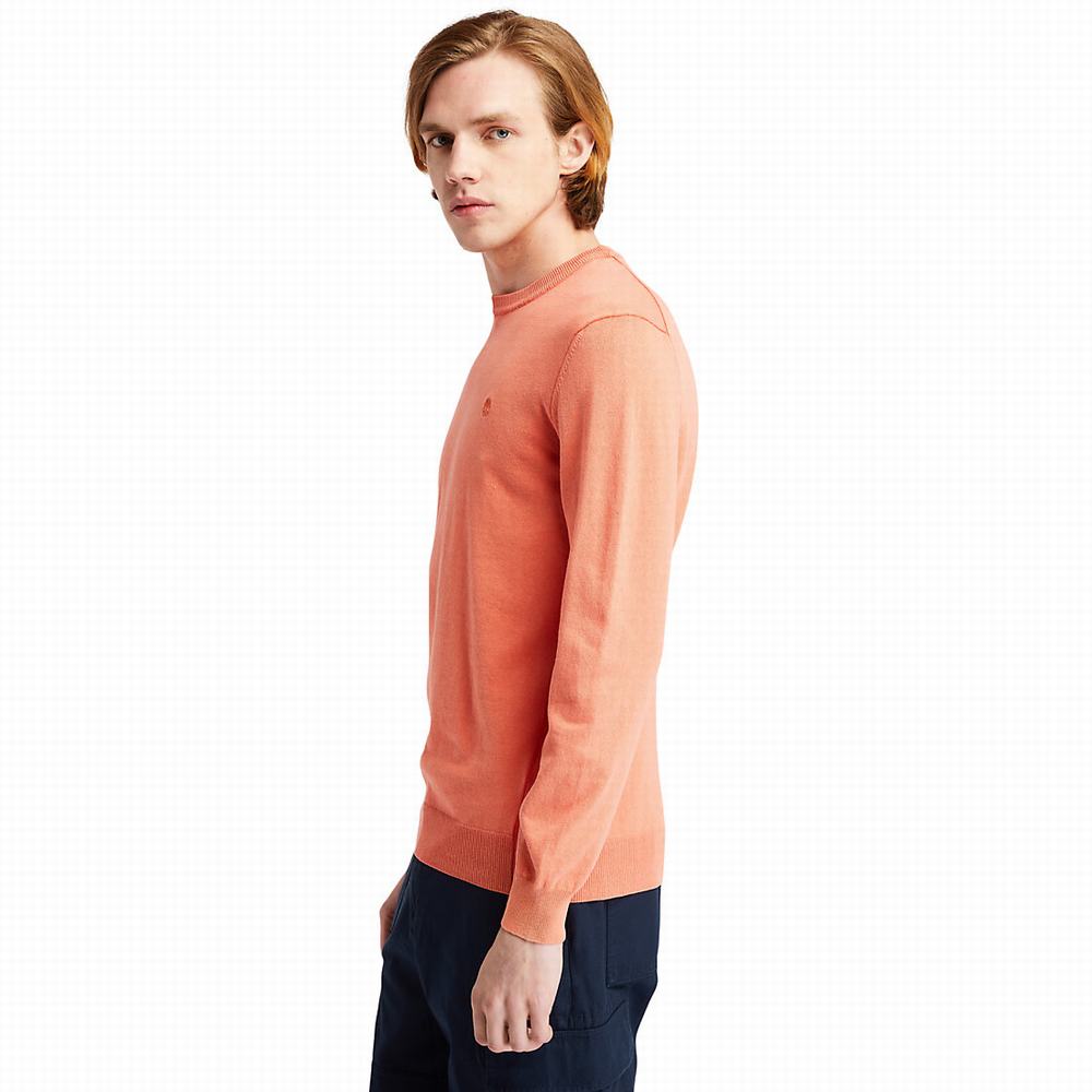 Pánské Jumpers Timberland Lightweight Washed Oranžové | TI06458-193