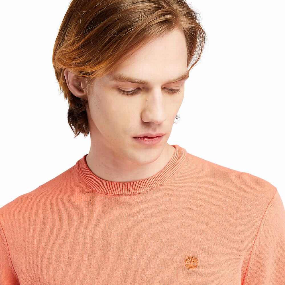 Pánské Jumpers Timberland Lightweight Washed Oranžové | TI06458-193