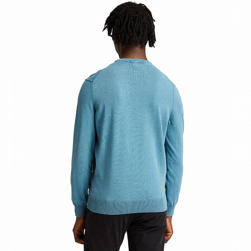 Pánské Jumpers Timberland Lightweight Washed Blankyt | TI23685-872