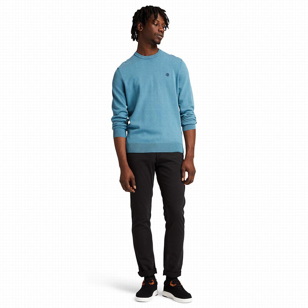 Pánské Jumpers Timberland Lightweight Washed Blankyt | TI23685-872
