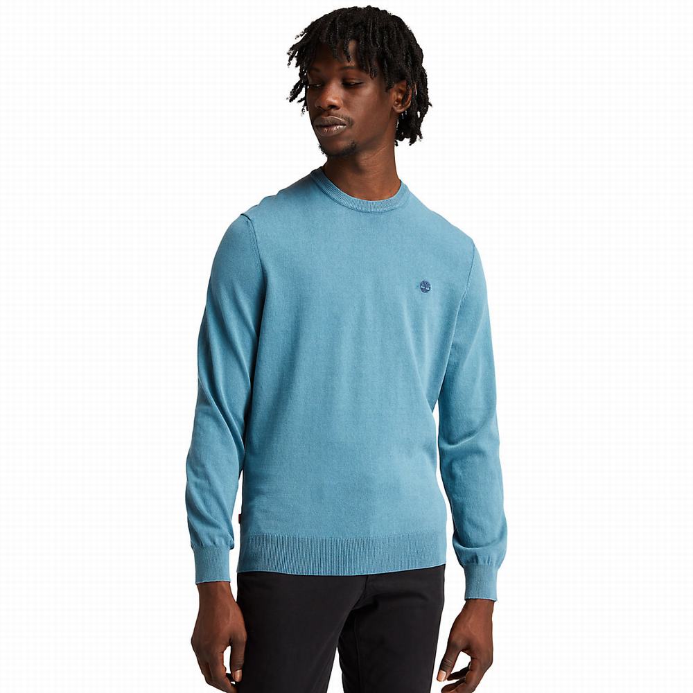 Pánské Jumpers Timberland Lightweight Washed Blankyt | TI23685-872