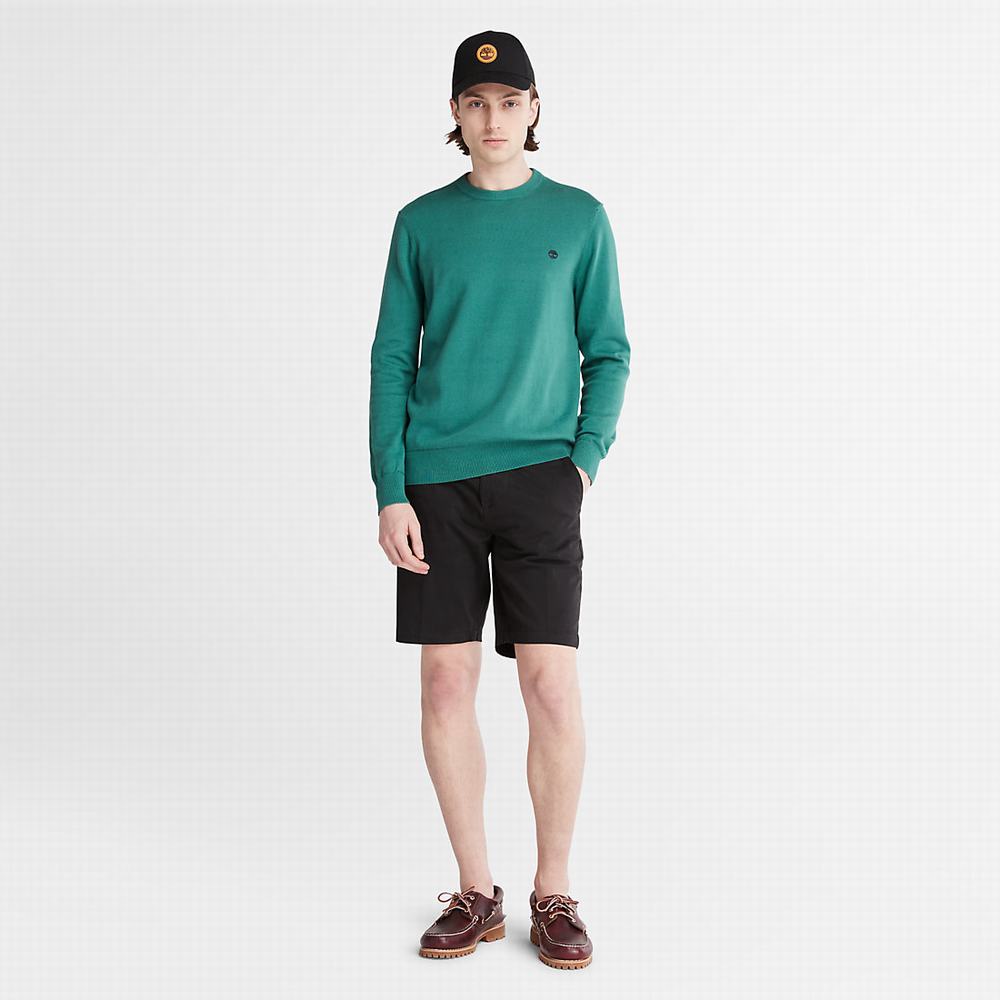 Pánské Jumpers Timberland Williams River Crewneck Zelene | TI48276-609