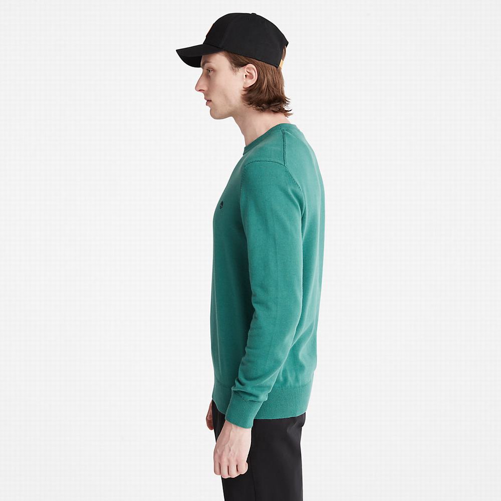 Pánské Jumpers Timberland Williams River Crewneck Zelene | TI48276-609