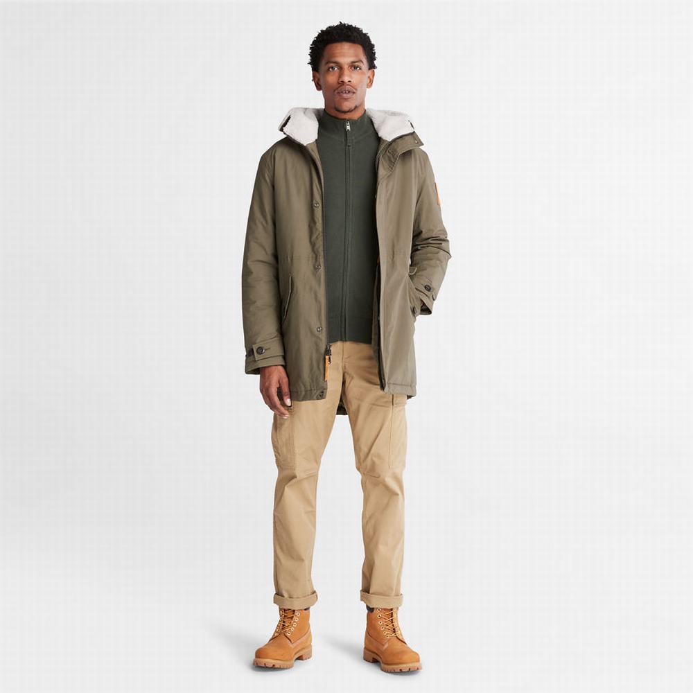 Pánské Jumpers Timberland Williams River Zip-front Tmavě Zelene | TI94026-516
