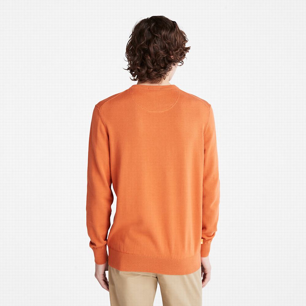 Pánské Jumpers Timberland Williams River Crewneck Oranžové | TI97248-405