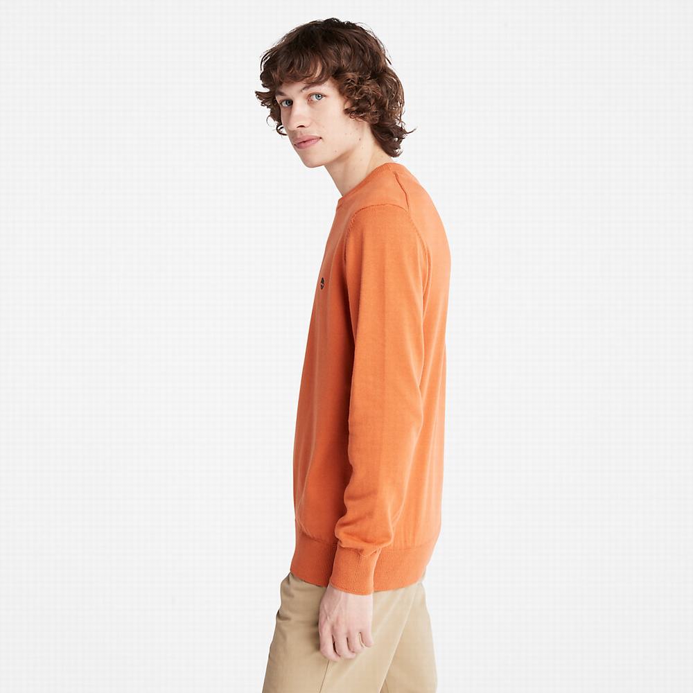 Pánské Jumpers Timberland Williams River Crewneck Oranžové | TI97248-405